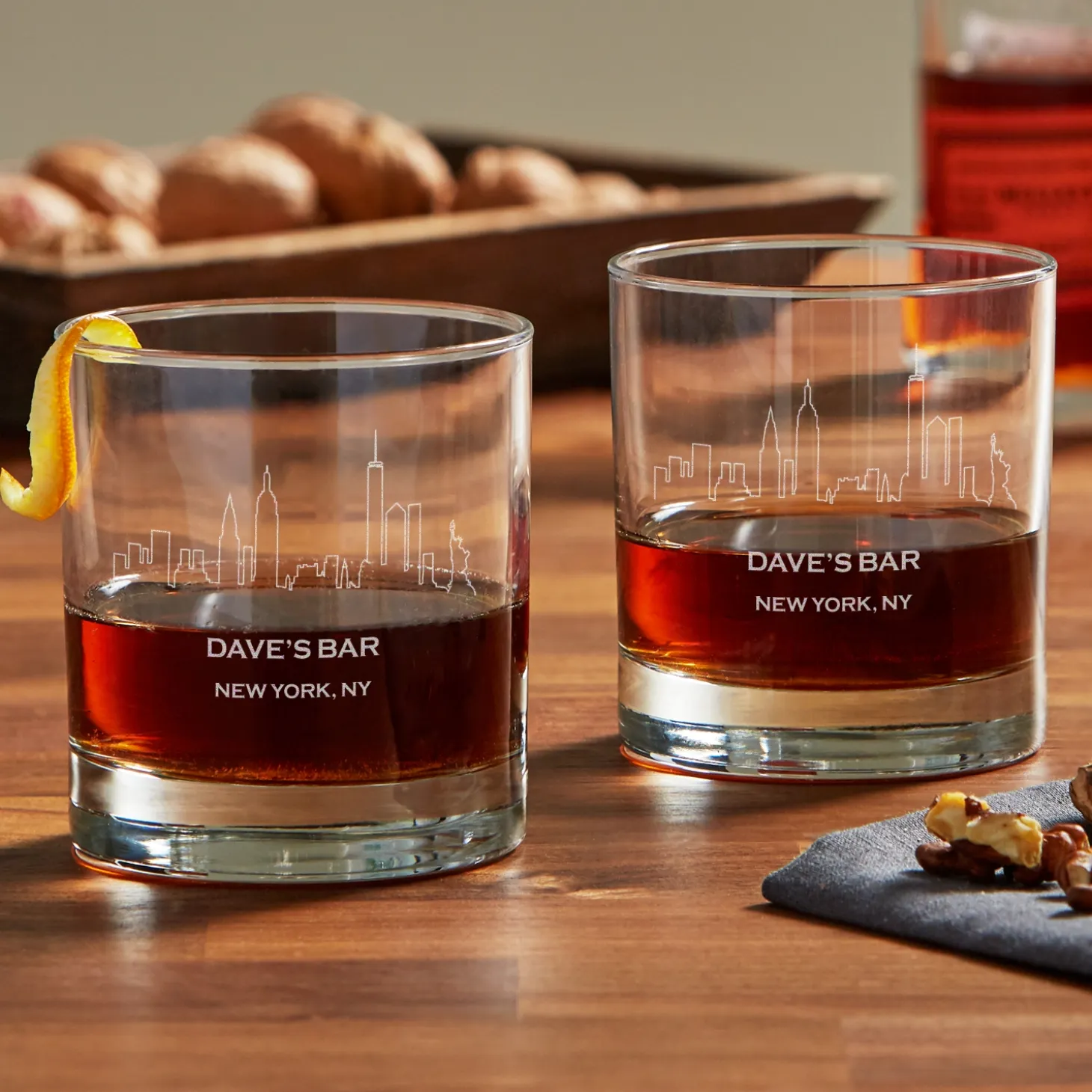 Our Home Skyline Whiskey Glasses