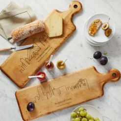 Our Home Skyline Wood Serving Board
