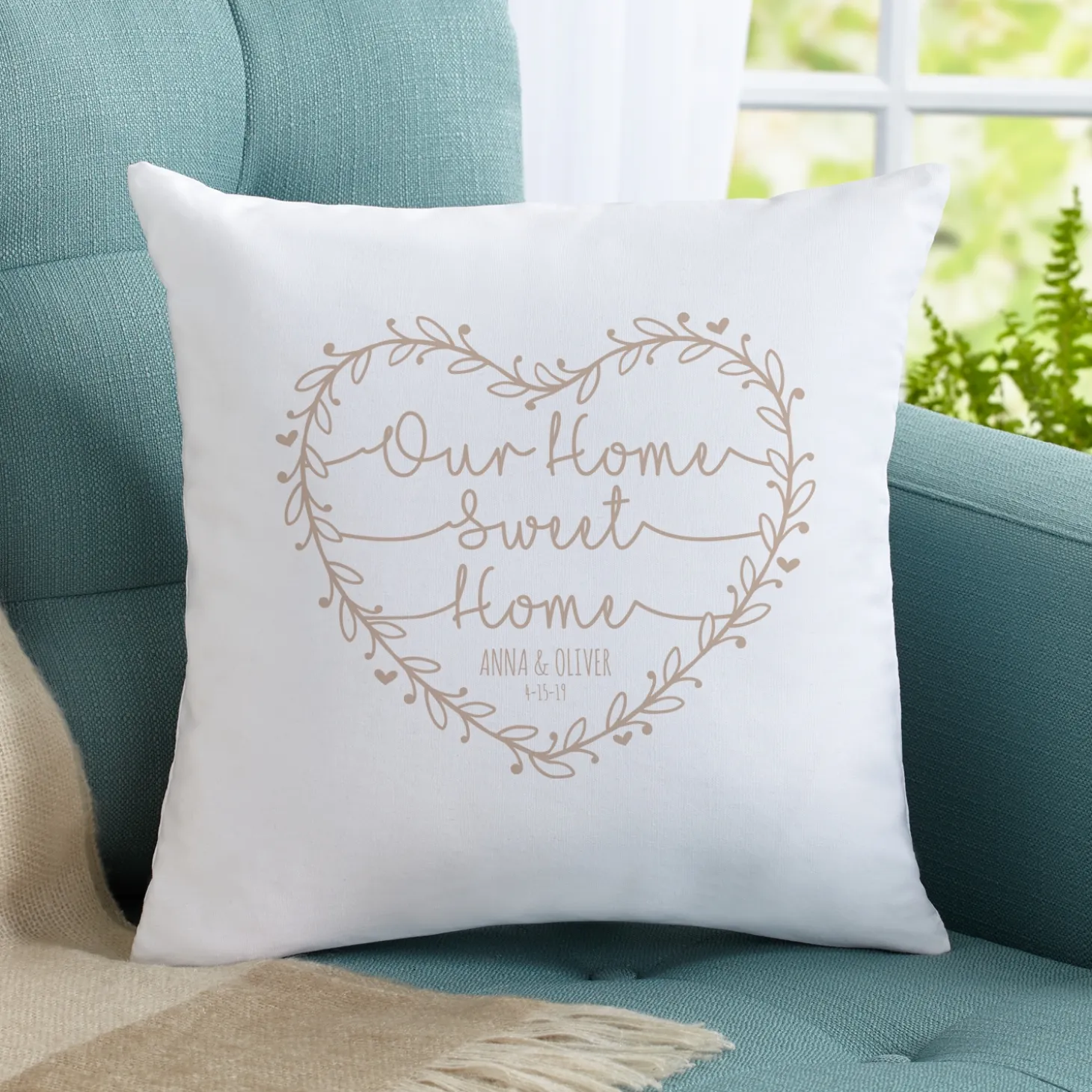 Our Home Sweet Home Throw Pillow