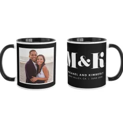 Our Initials Photo Mug