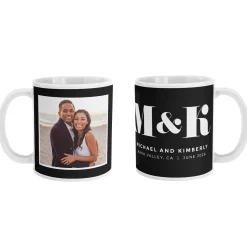Our Initials Photo Mug