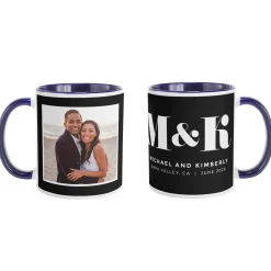 Our Initials Photo Mug