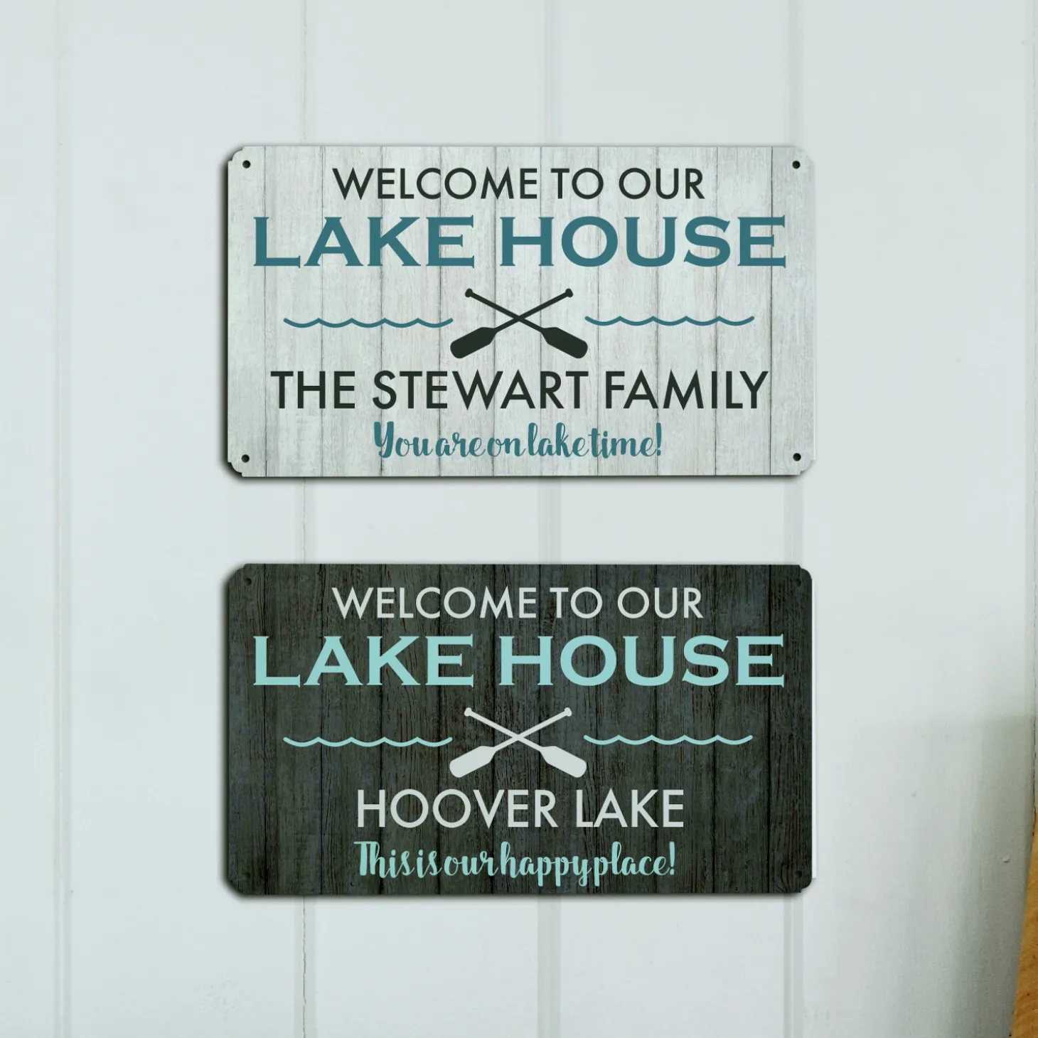 Our Lakehouse Metal Sign