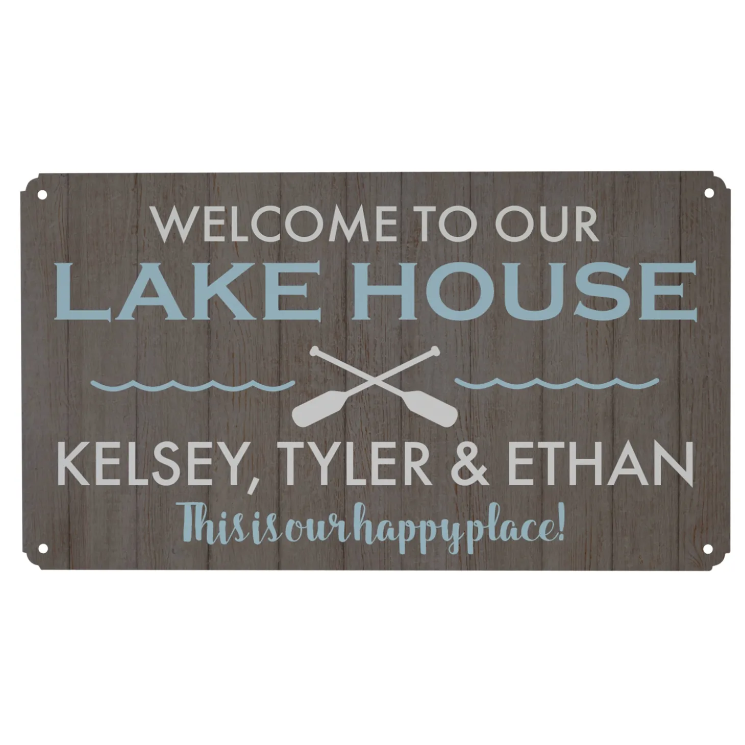 Our Lakehouse Metal Sign