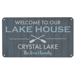 Our Lakehouse Metal Sign
