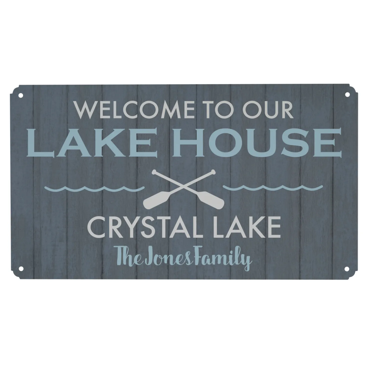 Our Lakehouse Metal Sign