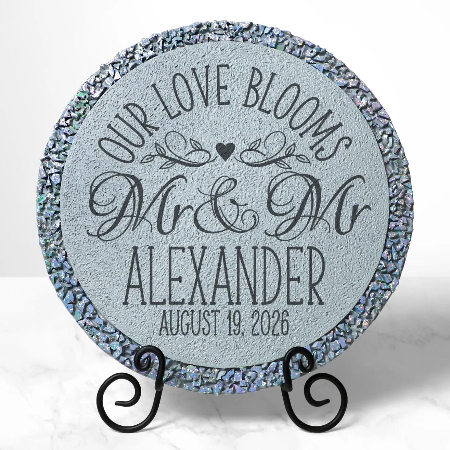 Our Love Blooms Garden Stone