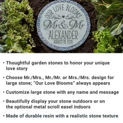 Our Love Blooms Garden Stone