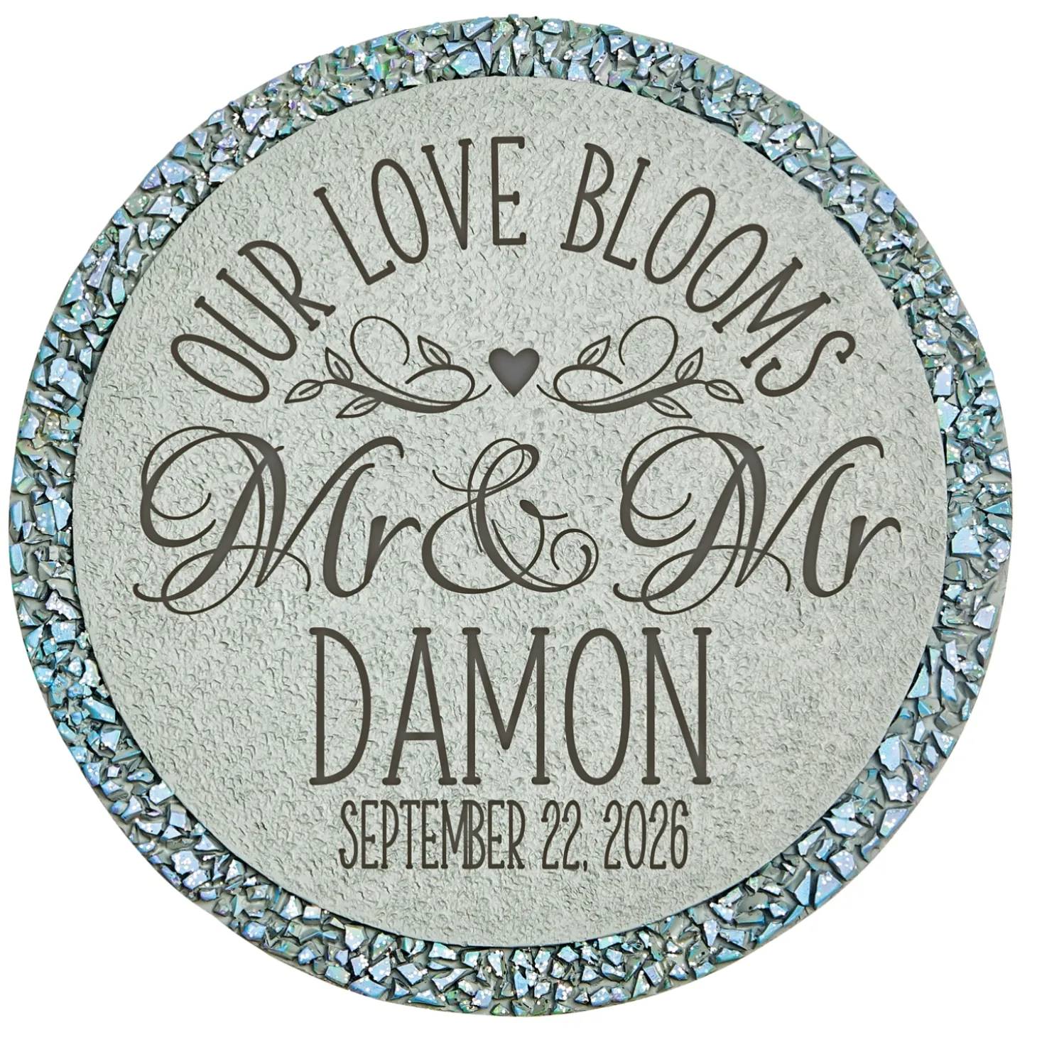 Our Love Blooms Garden Stone