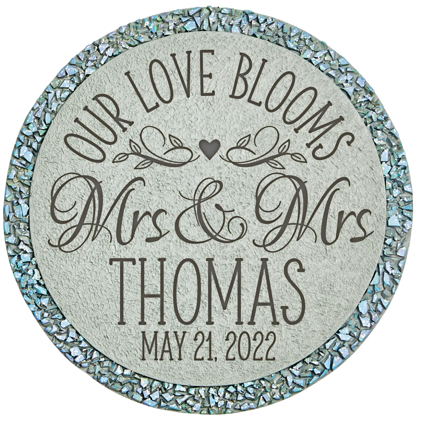 Our Love Blooms Garden Stone