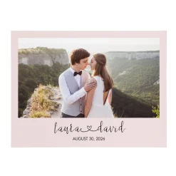 Our Love Connects Us Photo Wood Block