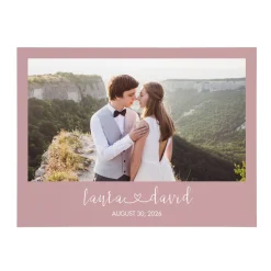 Our Love Connects Us Photo Wood Block