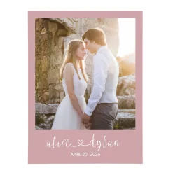 Our Love Connects Us Photo Wood Block