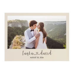 Our Love Connects Us Photo Wood Block