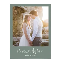 Our Love Connects Us Photo Wood Block