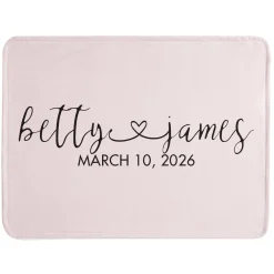 Our Love Connects Us Plush Blanket