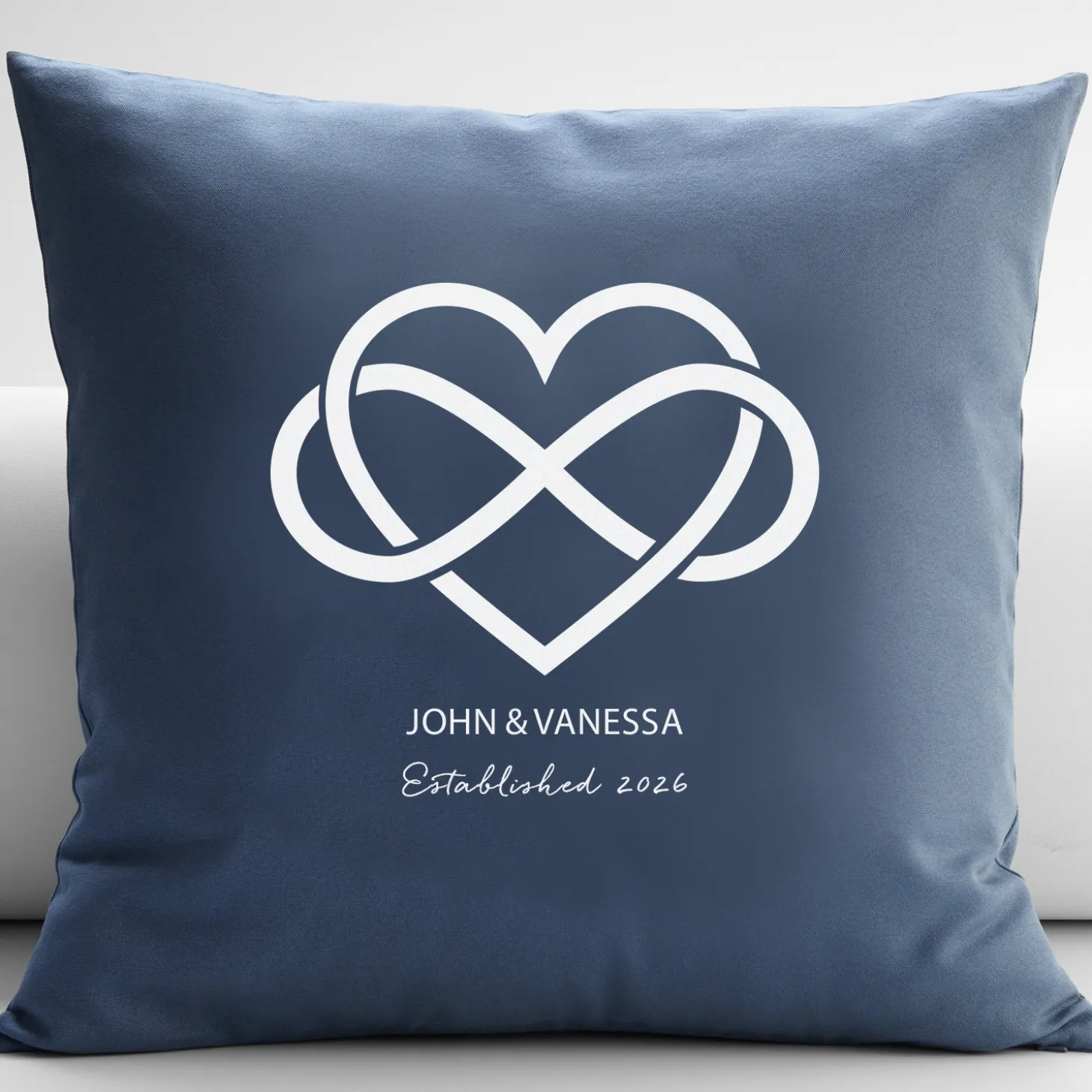 Our Love is Infinite Throw Pillow