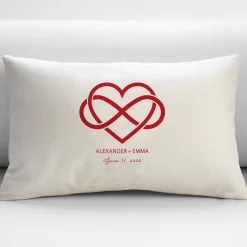 Our Love is Infinite Throw Pillow
