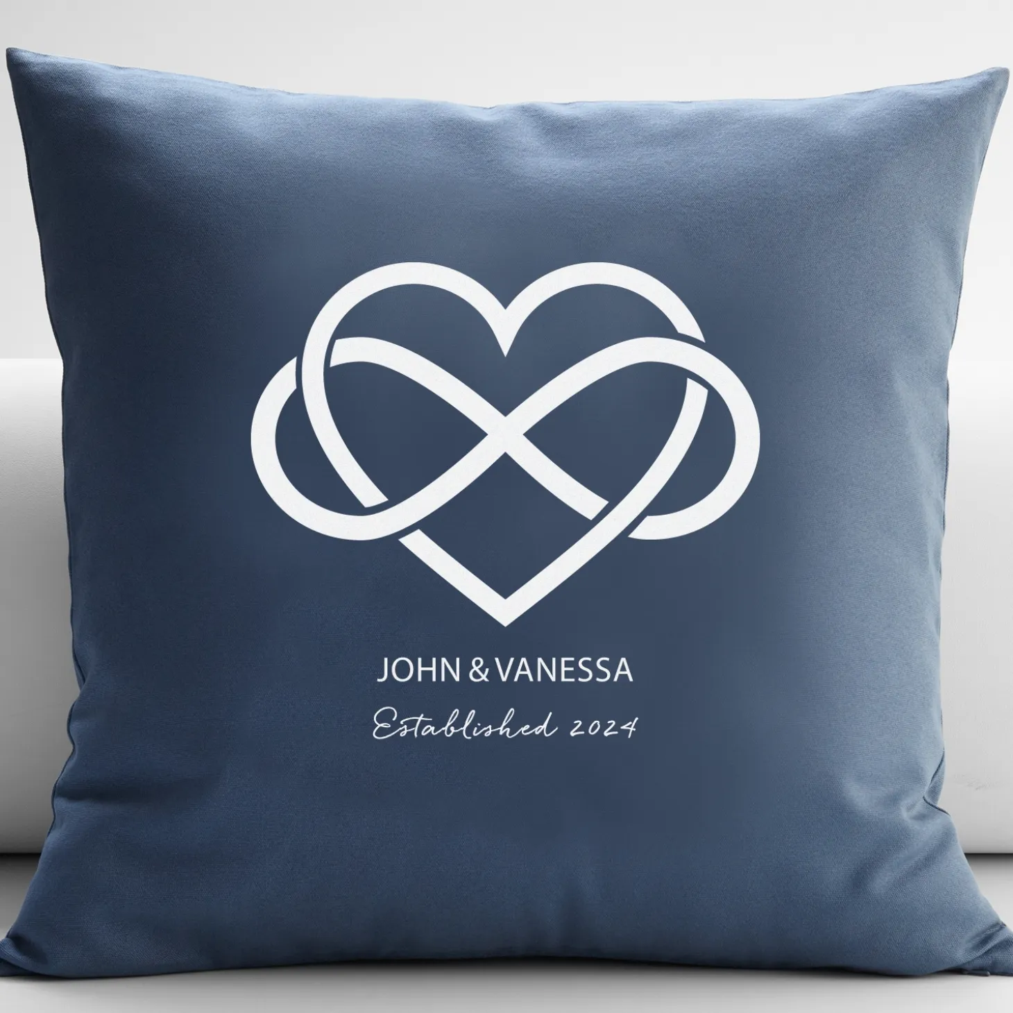 Our Love is Infinite Throw Pillow
