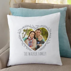 Our Love Is True Photo Throw Pillow