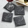 Our Love is True Slate Coasters