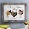 Our Love Story Photo Barnwood Framed Art
