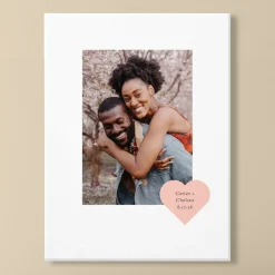 Our Love Story Photo Canvas