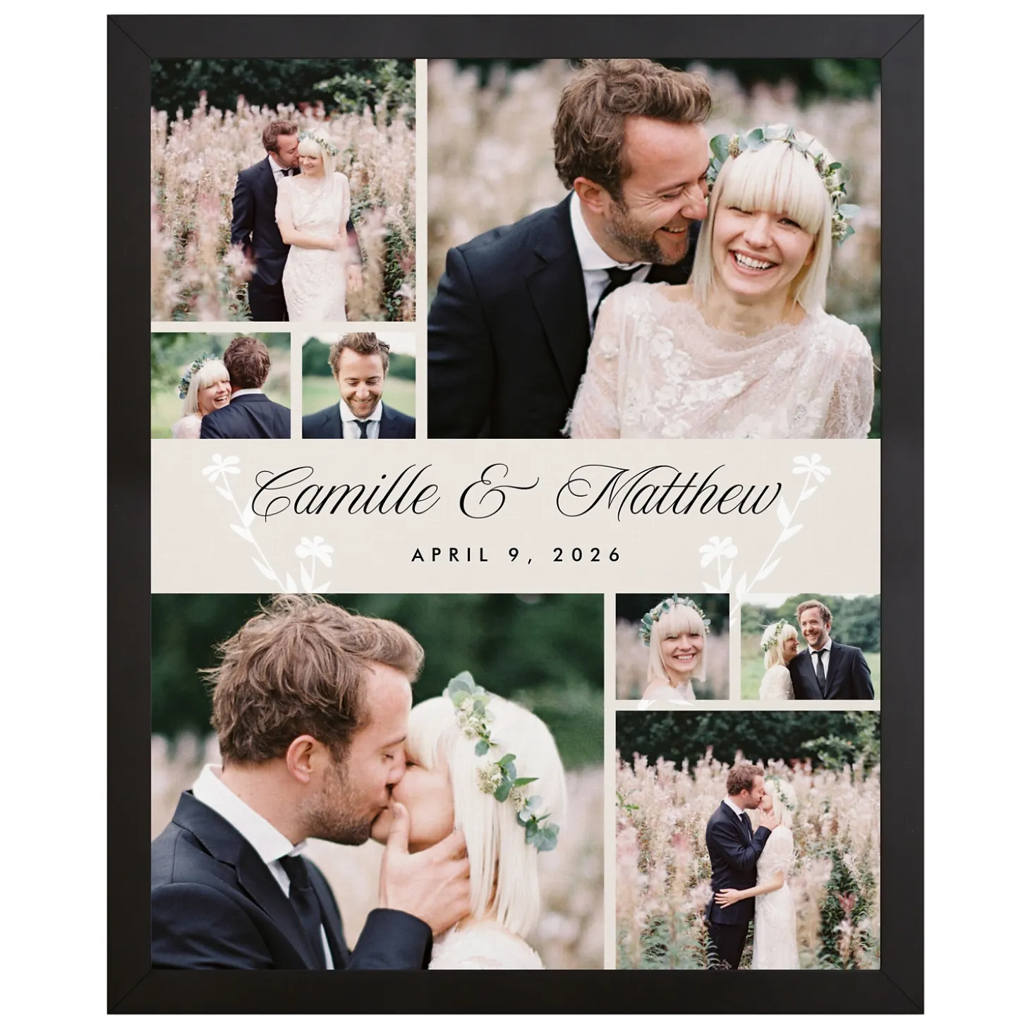 Our Special Day Photo Collage Canvas