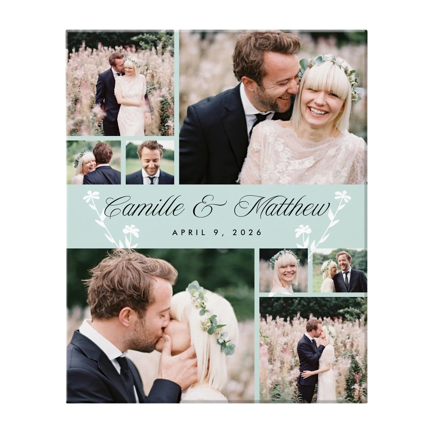 Our Special Day Photo Collage Canvas
