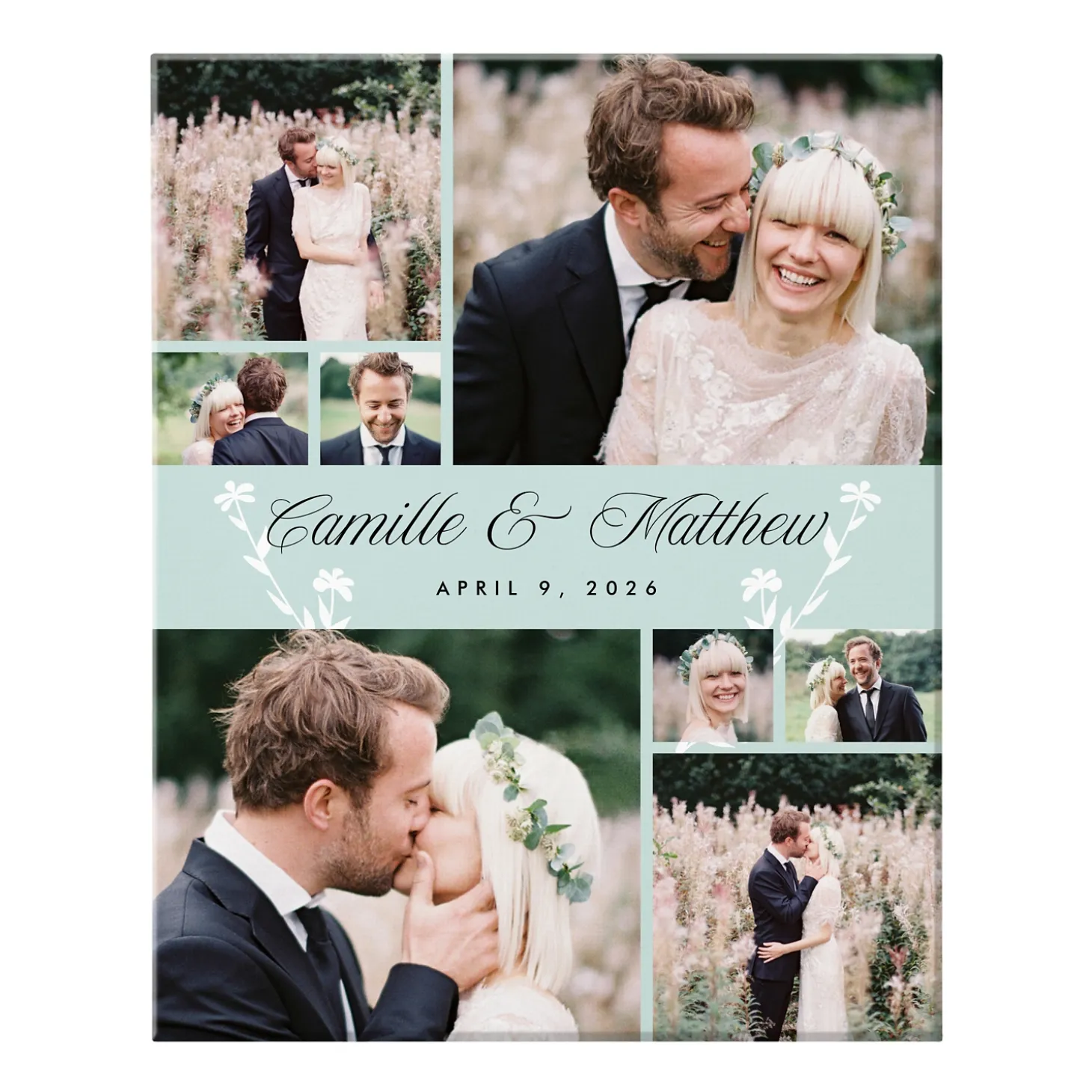 Our Special Day Photo Collage Canvas
