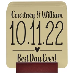 Our Special Day Wedding Photo Coasters