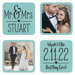 Our Special Day Wedding Photo Coasters