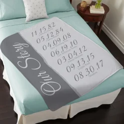 Our Story Plush Blanket