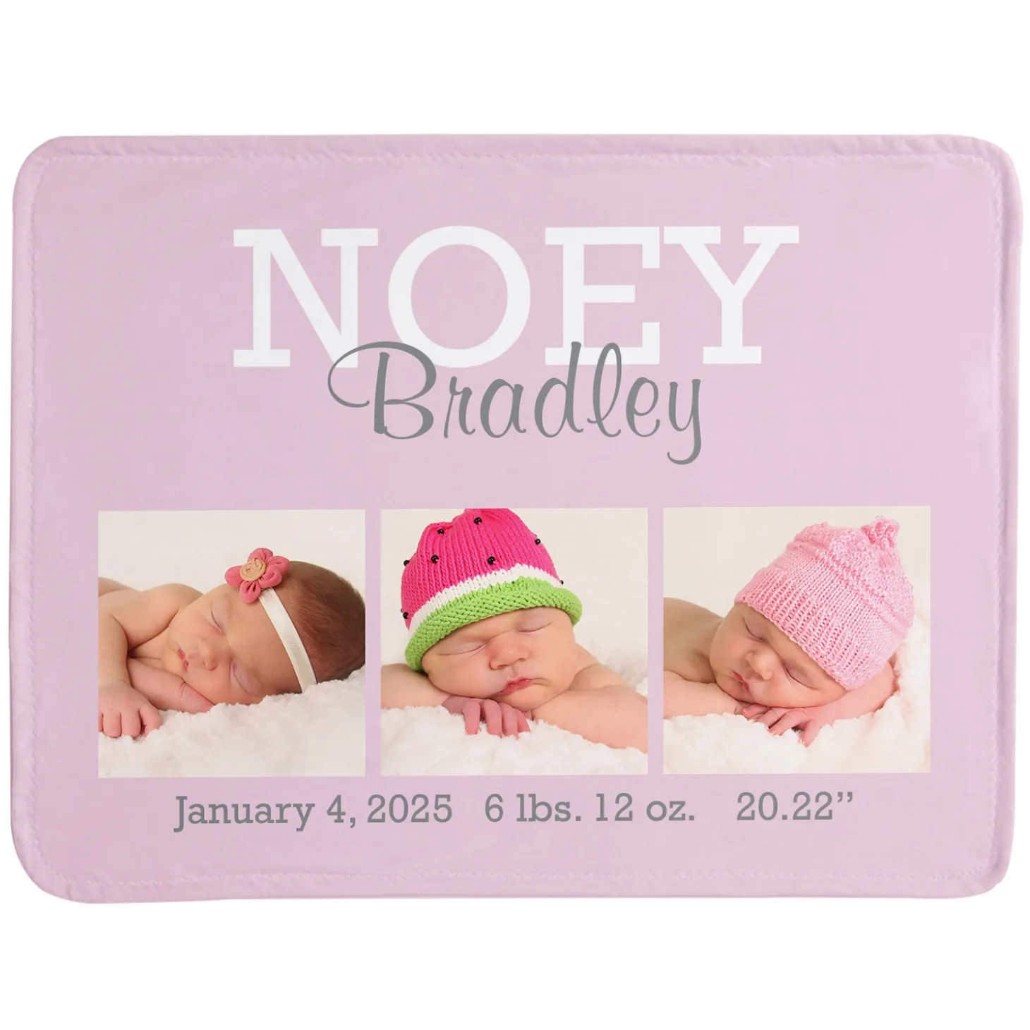 Our Sweet Baby Photo Blanket