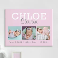 Our Sweet Baby Photo Canvas
