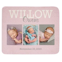 Our Sweet Baby Photo Quilted Blanket