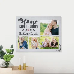 Our Sweet Home Photo Canvas