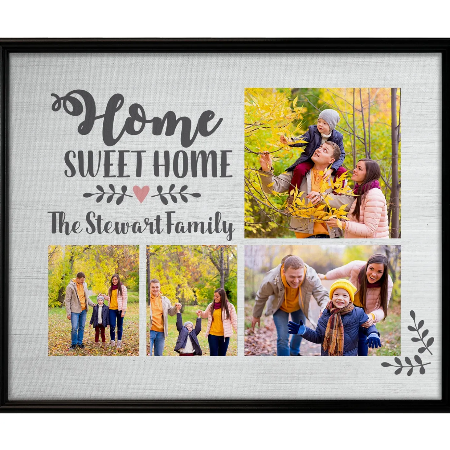 Our Sweet Home Photo Canvas