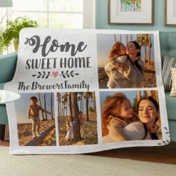 Our Sweet Home Photo Plush Blanket
