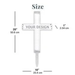 Our Valiant Hero Solar LED Cross