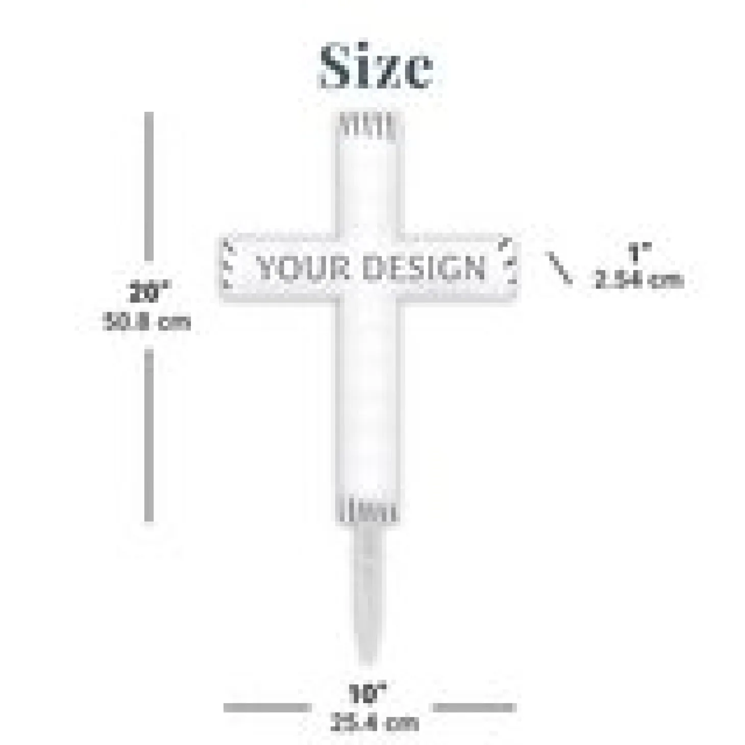 Our Valiant Hero Solar LED Cross