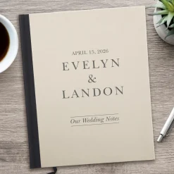 Our Wedding Notes Notebook
