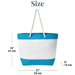 Out Of Office Nautical Beach Bag