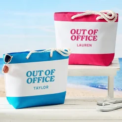 Out Of Office Nautical Beach Bag