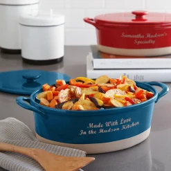 Oval Ceramic Stoneware Casserole Dish