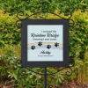 Over The Rainbow Bridge Garden Stake