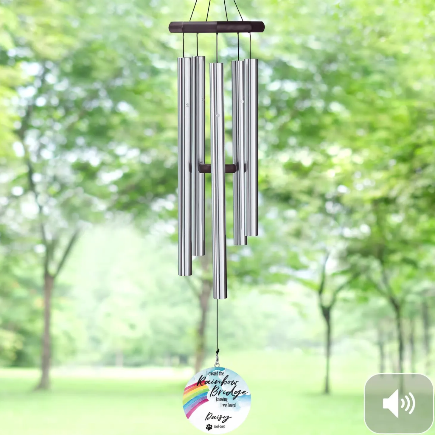 Over The Rainbow Bridge 30 inch Wind Chime