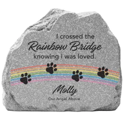 Over The Rainbow Bridge Memorial Standing Garden Stone