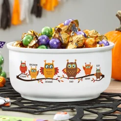 Owl Family Candy Bowl