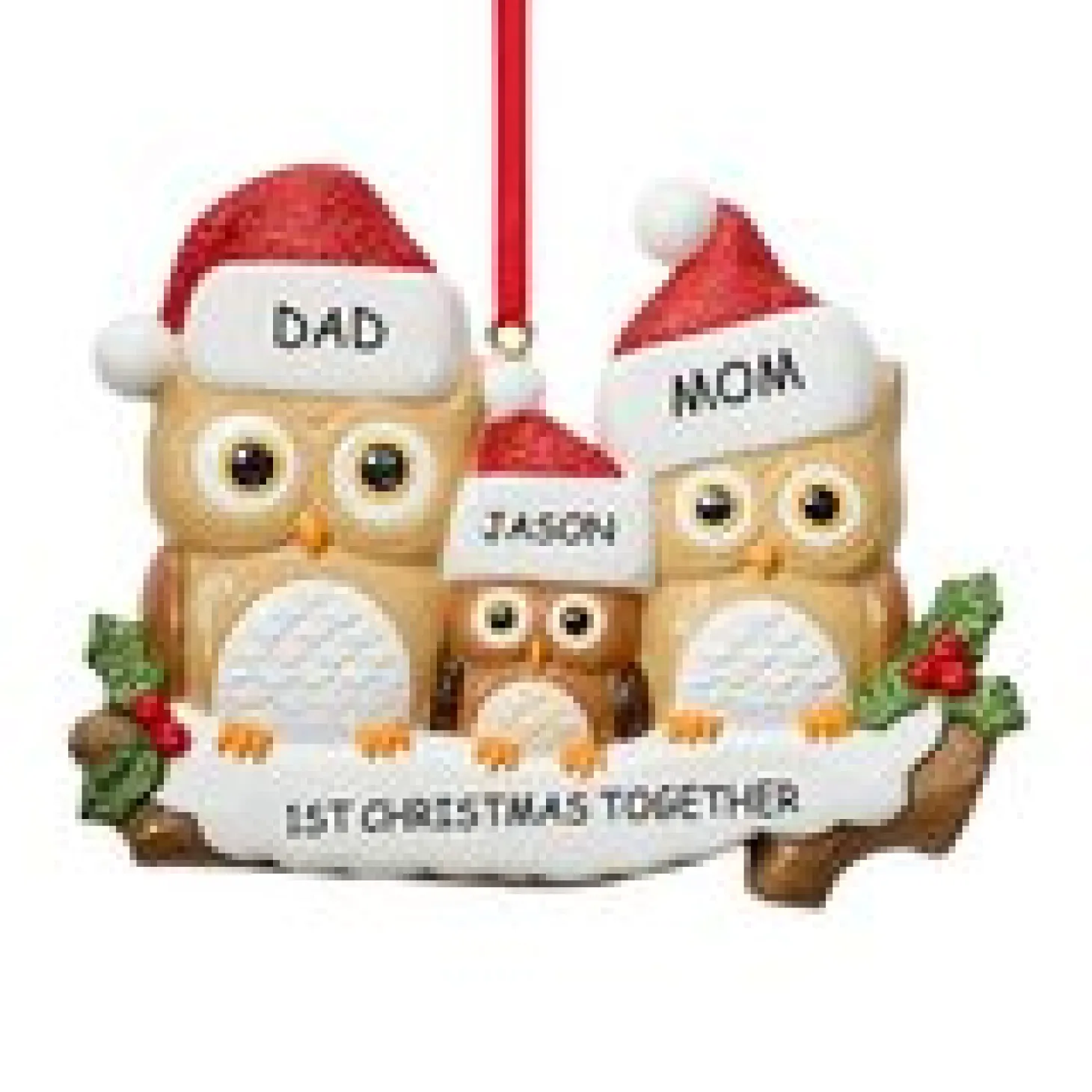 Owl Family Ornament